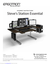 Ergotron Anthro-DNA Steve's Station Essential Assembly Instructions Manual