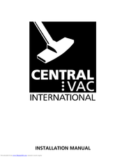 Central Vac CVS-07DP Installation Manual
