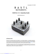 Bastl Instruments KASTLE v1.0 Assembly Manual