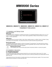 Ormec MMI8104 Installation Instructions Manual