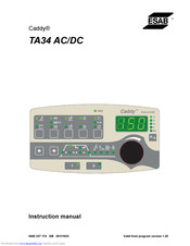 Esab Caddy TA34 AC/DC Instruction Manual