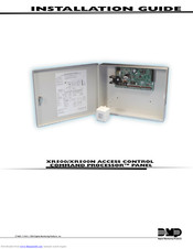 Digital Monitoring Products COMMAND PROCESSOR XR500 Installation Manual