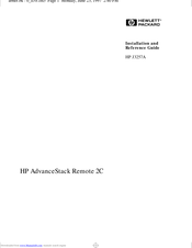 HP AdvanceStack Remote 2C Reference Manual