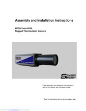 SensorTherm METIS Vision MV09 Assembly And Installation Instructions Manual