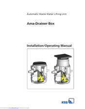 KSB Ama-Drainer-Box Operating Manual
