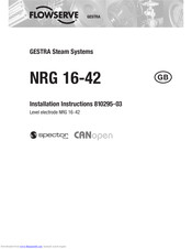 Flowserve GESTRA NRG 16-42 Installation Instructions Manual
