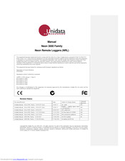 UniData Communication Systems Neon 3004B-MC Manual