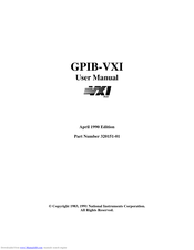 VXI GPIB-VXI User Manual