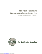 Thermon FLX Self-Regulating Installation Procedures Manual