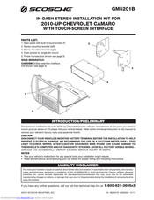 Scosche GM5201B Installation Manual