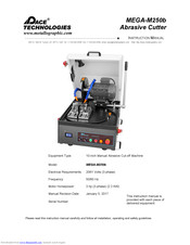 Pace Technologies MEGA-M250b Instruction Manual
