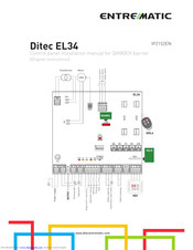 Entrematic Ditec EL34 Installation Manual