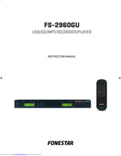 Fonestar FS-2960GU Instruction Manual