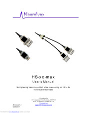 Neuralynx HS-64-mux User Manual