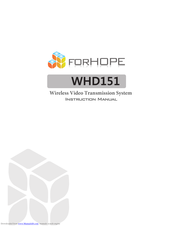 ForHope WHD151 Instruction Manual