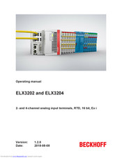 Beckhoff ELX3204 Operating Manual