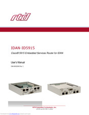 rtd IDAN-ID5915 User Manual