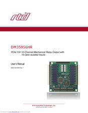 rtd DM35956HR User Manual
