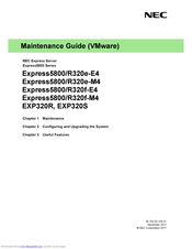 NEC Express5800/R320e-E4 Maintenance Manual