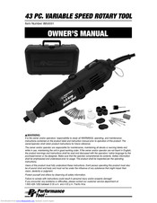 Performance Tool W50031 Owner's Manual