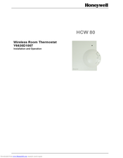 Honeywell HCW 80 Installation And Operation Manual