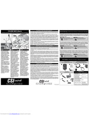 CSI Controls CS1200 Installation Instructions