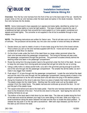 Blue Ox BX8847 Installation Instructions