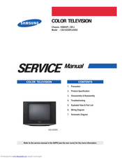 Samsung CS21A530FL Service Manual