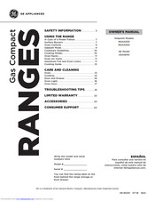 GE RGAS200 Owner's Manual