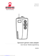 INTERSPIRO Spirocom User Manual