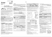 Mitsubishi Electric FX3U-2HSY-ADP Installation Manual
