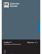 HK Audio FirNet Manual