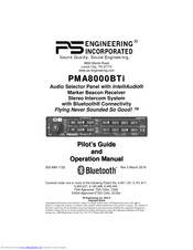 PS Engineering PMA8000BTi Pilot's Manual And Operation Manual