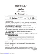 Botex DMX Merger DM-2512R User Instructions