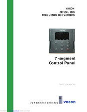 Vacon 7-segment Control Panel Manual