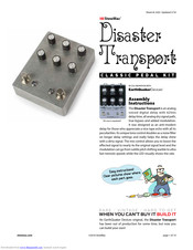 StewMac Disaster Transport Assembly Instructions Manual