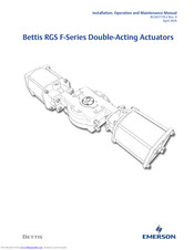 Emerson Bettis RGS F Series Installation, Operation And Maintenance Manual