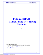 DediProg DP600 User Manual