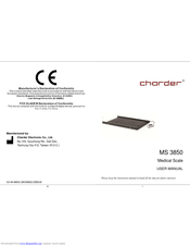 Charder MS 3850 User Manual