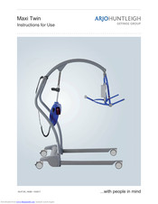 Arjohuntleigh Maxi Twin Instructions For Use Manual