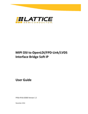 Lattice Semiconductor MIPI User Manual