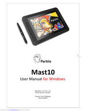 Parblo Mast10 User Manual