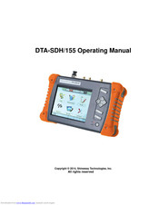 ShinewayTech DTA-SDH/155 Operating Manual