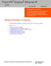 Advanced Energy Thyro-PX Anybus Manual