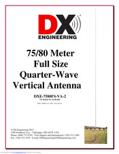 DX Engineering DXE-7580FS-VA-2 Instruction Manual