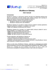 BlueUp BlueBeacon Gateway D User Manual