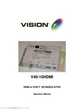 Vision V40-10HDMI Operation Manual
