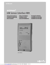 Somfy animeo 1860161 Installation Manual