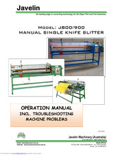 Javelin J900 Operation Manual