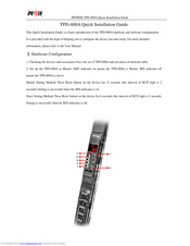 iPower TPD-800A Quick Installation Manual